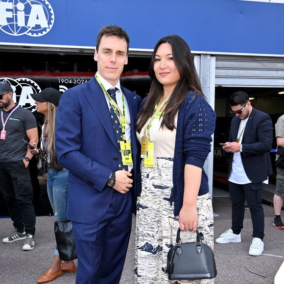 Louis et Marie Ducruet lors du Grand Prix de Formule 1 (F1) de Monaco, le 26 mai 2024. © Bruno Bebert/Bestimage