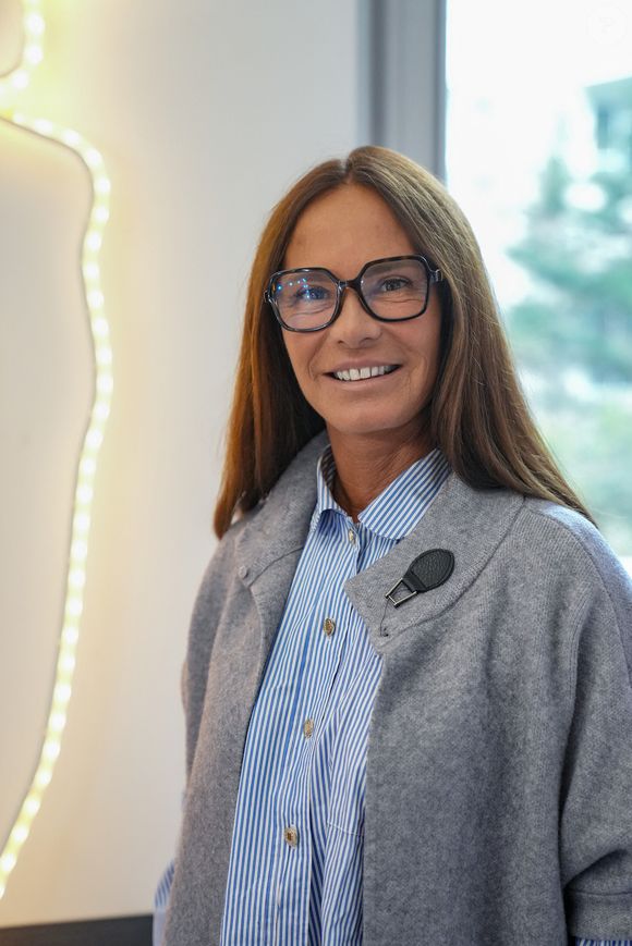 Exclusif - Nathalie Marquay (miss France 1987) lors de l'inauguration de la quatrième maison des bonnes fées à la Clinique Bizet à Paris le 16 septembre 2025. © Anne-Sophie Guebey / Bestimage