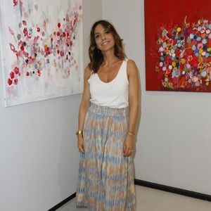 Virginie Guilhaume - Vernissage de l'exposition "Les couleurs de la mémoire" de C.Faindt à la Mairie du 8ème à Paris. Le 7 juin 2023
© Marc Ausset-Lacroix / Bestimage