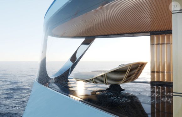 Le superyacht AQUA à couper le souffle de Bill Gates commandé pour environ 644 millions de dollars.
Crédit : Zuma Press / Bestimage