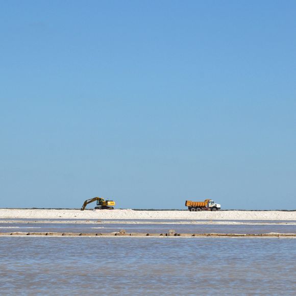 Gruissan (11) : le salin de l’ile Saint-Martin - Photo Legrand JF/ANDBZ/ABACAPRESS.COM