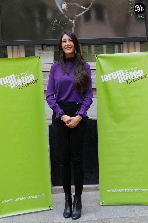 Lundi 6 juillet 2026, Virgilia Hess annonce à sa communauté avoir eu une grande frayeur après une échographie de contrôle dont le compte rendu était alarmant.

Virgilia Hess donne le "feu vert" officiel de la 19ème édition du Forum International de la Météo et Climat (FIM) à l'académie du climat (anciennement Mairie du IVe arrondissement) à Paris, France.

© Christophe Clovis / Bestimage