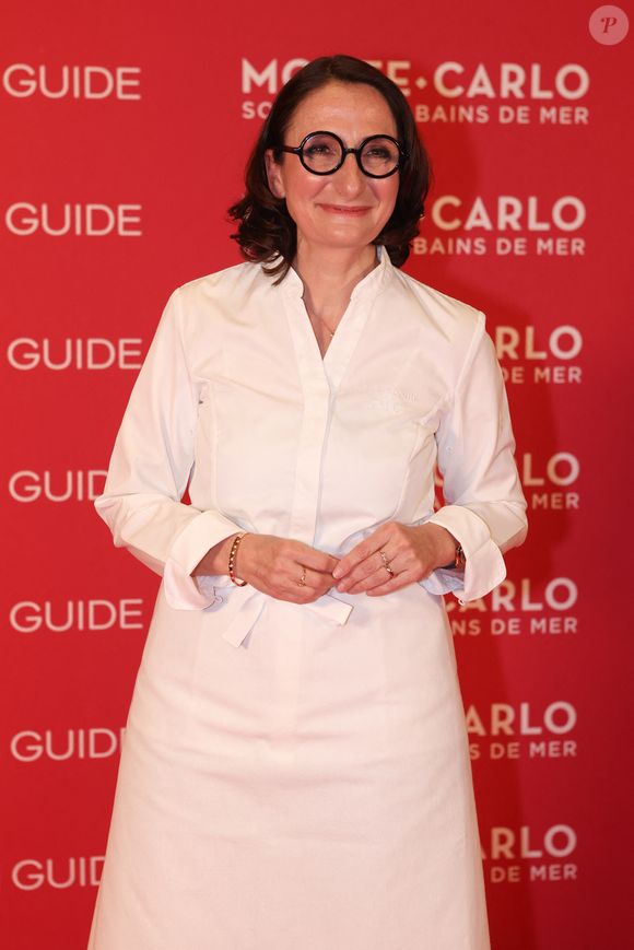 Etoiles Michelin 2026 - La cheffe Anne-Sophie Pic à l'Hôtel de Paris Monte-Carlo, lors du Dîner des Chefs à la veille de la Cérémonie des remises des Etoiles Michelin à Monaco, le 15 mars 2026. © Jean Marc Lhomer/Bestimage