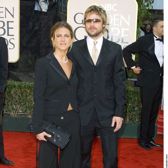 Brad Pitt et Jennifer Aniston  aux Golden Globes. 

Fame Pictures / Bestimage