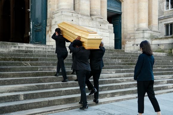Obsèques du réalisateur Yves Boisset en l'église Saint-Roch à Paris le 11 avril 2025. © Christophe Clovis/Bestimage