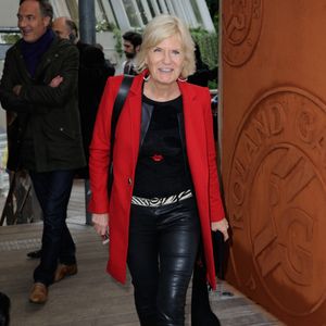 Catherine Ceylac pose au Village pendant les Internationaux de France de Tennis à Roland-Garros à Paris, France le 02 juin 2016. Photo de Alban Wyters/ABACAPRESS.COM