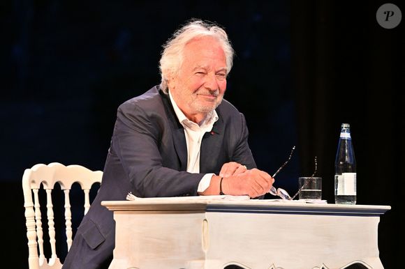 Pierre Arditi lors de la troisième édition des Théâtrales d'Eze à l'oppidum du Col d'Eze, le 2 août 2025. 
© Bruno Bebert / Bestimage