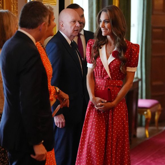 La princesse de Galles lors d'une réception organisée par Cancer Research UK à l'occasion du 125e anniversaire de l'organisation caritative, au St James's Palace, à Londres. 

©Bestimage