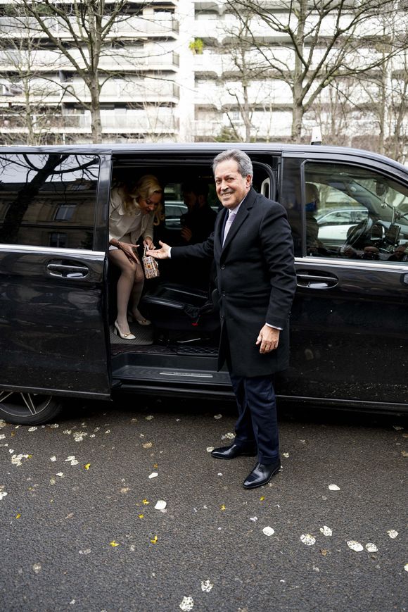 Georges Fenech - Mariage civil de Georges Fenech et Amélie Leperre-Dimeglio à la mairie du 16ème arrondissement de Paris le 31 janvier 2026.

© Pierre Perusseau / Bestimage