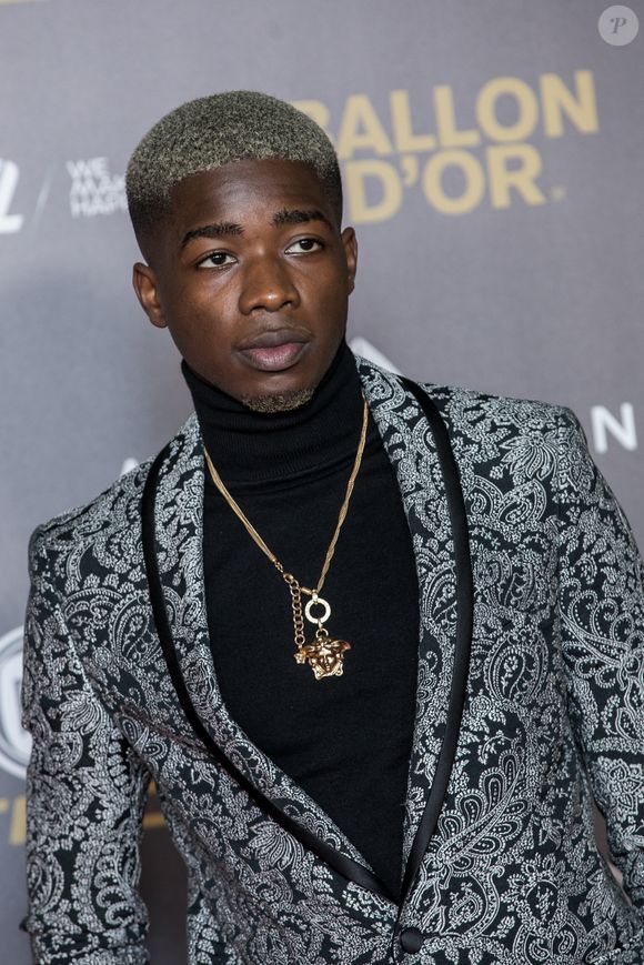Le rappeur MHD (Mohamed Sylla) - Tapis rouge de la cérémonie du Ballon d'or France Football 2018 au Grand Palais à Paris, France, le 3 décembre 2018. le Croate L.Modric remporte le trophée 2018. © Cyril Moreau/Bestimage