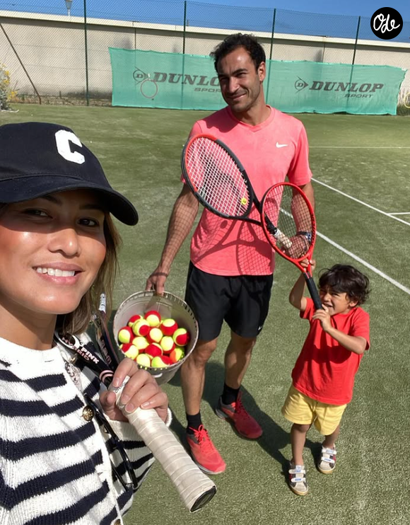 Valentin Kretz (L'Agence) et sa femme Charina, parents d'un petit Noah.
Crédit : Instagram/charinasarte
