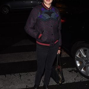 Audrey Tautou arrivant à la Coach Fashion Party à Paris, France le 1er mars 2016 dans le cadre de la Fashion Week de Paris.