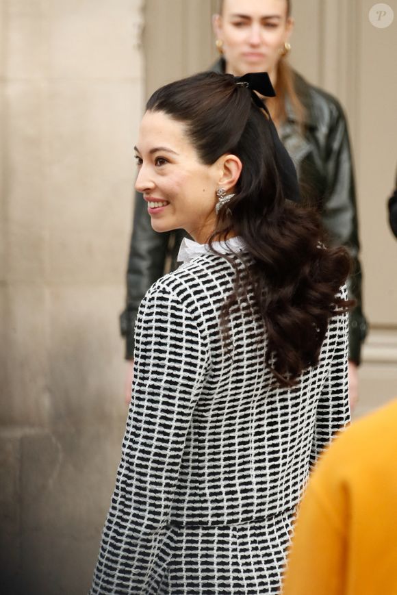 Hannah O'Neill au défilé Chanel "Collection Prêt-à-Porter Automne/Hiver 2025-2026" lors de la Fashion Week de Paris (PFW), le 11 mars 2025

© Clovis / Guignebourg / Bestimage