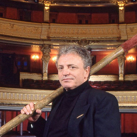 Photo d'archives du journaliste et animateur français Jacques Martin à l'Opéra Comique en 1989 à Paris, France. Photo par Pascal Baril/ABACAPRESS.COM