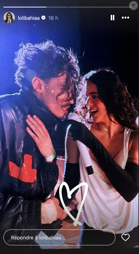 Loli Bahiaa était présente pour le concert de Rosalía. Capture d'écran Instagram
