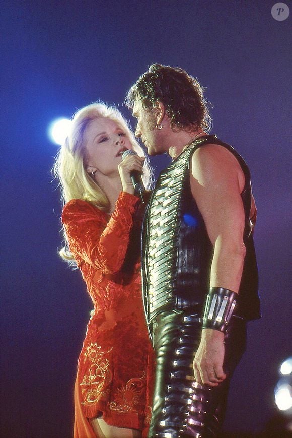 Archives - Johnny Hallyday et Sylvie Vartan (Parc des Princes 1993).