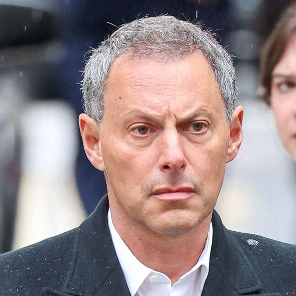 Marc-Olivier Fogiel - Obsèques de l'ancien ministre de la Culture Frédéric Mitterrand en l'Église Saint-Thomas d'Aquin à Paris. Le 26 mars 2024
© Moreau-Jacovides / Bestimage