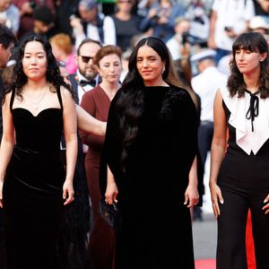 Ji-Min Park, Hafsia Herzi et Gioia Farisano - Montée des marches de la cérémonie de clôture du 78ème Festival International du Film de Cannes, au Palais des Festivals à Cannes. Le 24 mai 2025
© Jacovides-Moreau / Bestimage