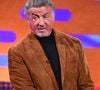 L’acteur reconnaît que les stéroïdes peuvent avoir de graves conséquences sur la santé, notamment sur le cœur et les poumons.

Sylvester Stallone lors du tournage de l'émission « The Graham Norton Show », aux BBC Studioworks 6 du Television Centre, Wood Lane, à Londres. Credit photo : Matt Crossick Media Assignments/PA Wire