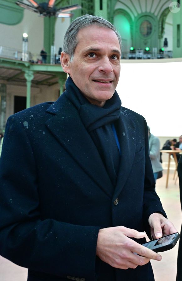 Saadé complète un dispositif désormais présent sur tous les fronts médiatiques. 

Rodolphe Saadé, Pdg de CMA CGM au sommet pour l'action sur l'intelligence artificielle au Grand Palais à Paris le 10 février 2025.

© Christian Liewig / Bestimage