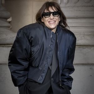 Charlotte Gainsbourg - Photocall du défilé Saint Laurent  "Collection Masculine Prêt-à-Porter Automne/Hiver 2025-2026" lors de la Fashion Week de Paris (PFW) le 28 janvier 2025 © Olivier Borde /Bestimage