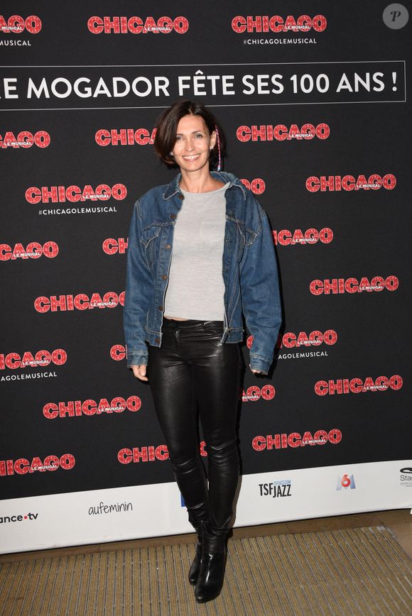 Adeline Blondieau arrivant à la première de Chicago The Musical qui s'est tenue au Théâtre Mogador, à Paris, France, le 26 septembre 2018. Photo par Mireille Ampilhac/ABACAPRESS.COM