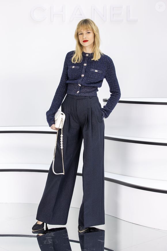 Angèle Van Laeken - Photocall - Défilé Chanel collection prêt-à-porter Automne/Hiver 2020-2021 lors de la Fashion Week à Paris, le 3 mars 2020. 
© Olivier Borde/Bestimage