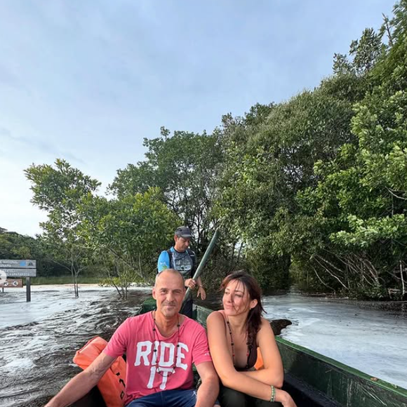 Delphine Wespiser et Roger en voyage au Venezuela