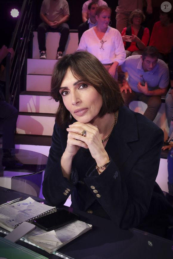 Exclusif - Géraldine Maillet, sur le plateau de  TBT9 présenté par C.Hanouna, et diffusé en direct sur W9, Paris, France, le 04 novembre 2025. © Jack Tribeca / Bestimage
