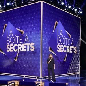 Exclusif - Faustine Bollaert, lors de l'enregistrement de l'émission "La Boîte à secrets", présentée par F.Bollaert et diffusée le 10 octobre 2025 sur France 3, dans les studios du Lendit à Saint-Denis, Seine Saint-Denis, France, le 22 septembre 2025. © Jack Tribeca/Bestimage