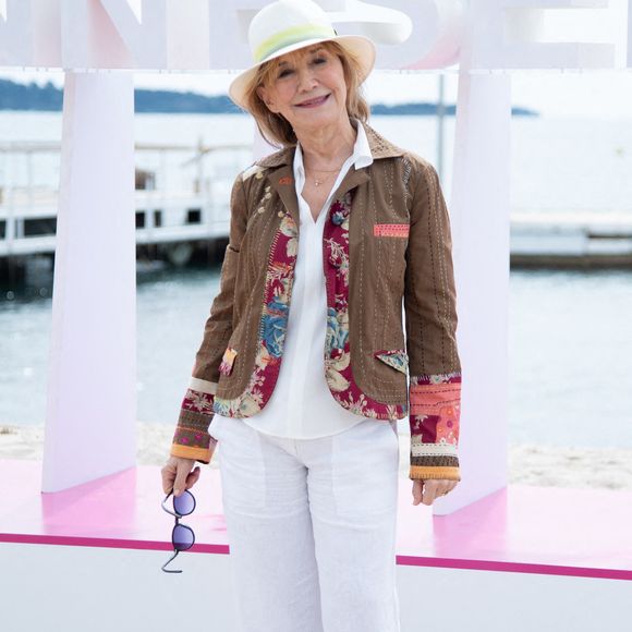 Marie-Anne Chazel au Photocall de Broceliande dans le cadre du 7ème Festival International CannesSeries à Cannes, France le 07 avril 2024. Photo par Aurore Marechal/ABACAPRESS.COM