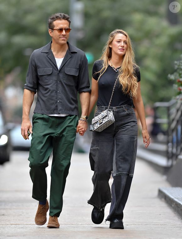Exclusif - Blake Lively et Ryan Reynolds à New-York, le 17 septembre 2024.

Photo : Bestimage