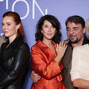 Simon Erlacher, Audrey Fleurot, Zabou Breitman, Thierry Godard, Olivia Côte sur le tapis rouge lors de la 28ème édition du festival de la Fiction à la Rochelle le 17 septembre 2026. © Denis Guignebourg / Bestimage