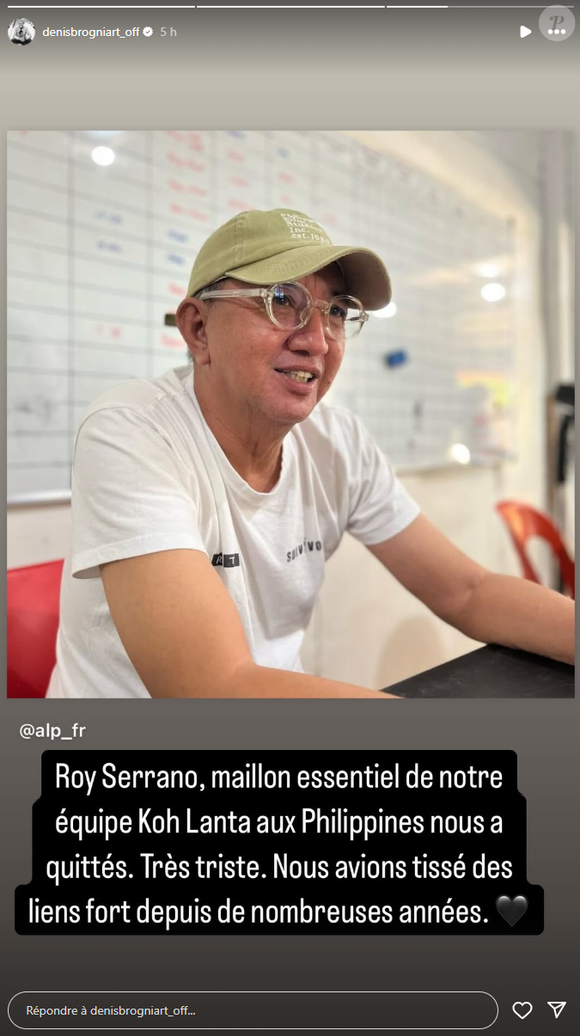 Roy Serrano, collaborateur de "Koh-Lanta", est mort.