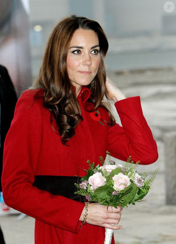 Catherine Kate Middleton, duchesse de Cambridge lors de la visite d' un centre d'urgence de l'Unicef à Copenhague le 2 novembre 2011. Royalportraits Europe/Bernard Rubsamen / Bestimage
