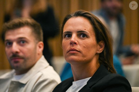 La nageuse française Laure Manaudou assiste à une conférence de presse à 300 jours des Championnats d'Europe de natation 2026 en Ile-de-France, à Saint Ouen, près de Paris, le 2 octobre 2025. Photo par Firas Abdullah/ABACAPRESS.COM