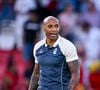 Ce projet serait né notamment de l’expérience personnelle de Thierry Henry. 

Thierry Henry lors de la finale qui oppose la France à l’Espagne (3-5) pour les Jeux Olympiques au Parc des Princes à Paris, le 9 aout 2024. © Jacovides-Perusseau / Bestimage
