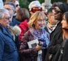 "C’était déchirant, car nous sommes plutôt discrets. On ne parle pas de nous à la troisième personne. On est toujours gênés de signer trop d'autographes ou d'être pris en photo. On a une pudeur", a-t-il déclaré.

Christian Clavier, Marie-Anne Chazel, Ramatoulaye Diop, la compagne du défunt - Sortie des Obsèques de Michel Blanc en l'église Saint-Eustache à Paris, le 10 octobre 2024. 
© Moreau / Jacovides / Bestimage