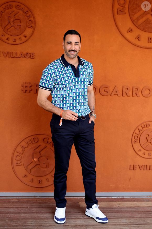 Adil Rami - Célébrités au village des Internationaux de France de tennis de Roland Garros 2024 à Paris le 6 juin 2024. © Jacovides / Moreau / Bestimage