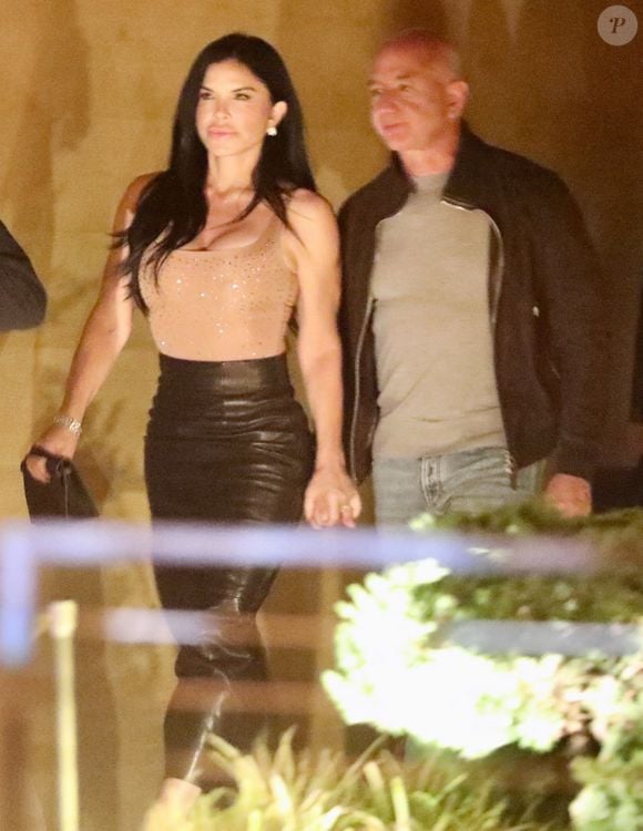 Jeff Bezos et Lauren Sanchez le 10 novembre 2023.