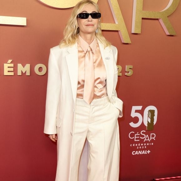 Emmanuelle Béart - Photocall de la 50ème édition de la cérémonie des César à l'Olympia à Paris, France, le 28 février 2025 © Dominique Jacovides - Olivier Borde / Bestimage