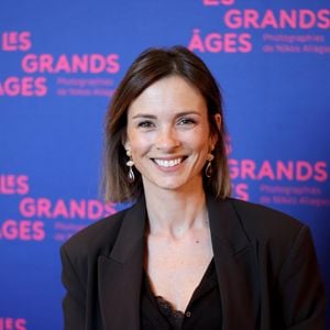 Isabelle Ithurburu - Vernissage de l'exposition "Les grands âges", photographies de Nikos Aliagas au musée de l'Homme à Paris le 7 avril 2026. © Dominique Jacovides/Bestimage