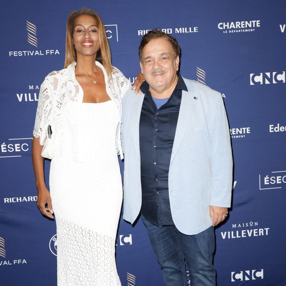 Marie-Setra Badini Duran et Didier Bourdon - Cérémonie de remise des prix lors de la 18ème édition du Festival du Film Francophone d'Angoulême (FFA) le 30 août 2025 à Angoulême.
© Guirec Coadic / Bestimage