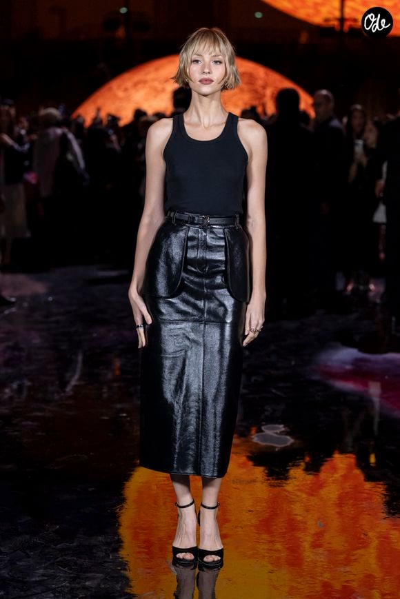 Angèle – Photo Call du Défilé de mode Chanel Collection Printemps-Été 2026 dans le cadre de la Fashion Week de Paris, France, le 6 octobre 2025. © Olivier Borde / Bestimage