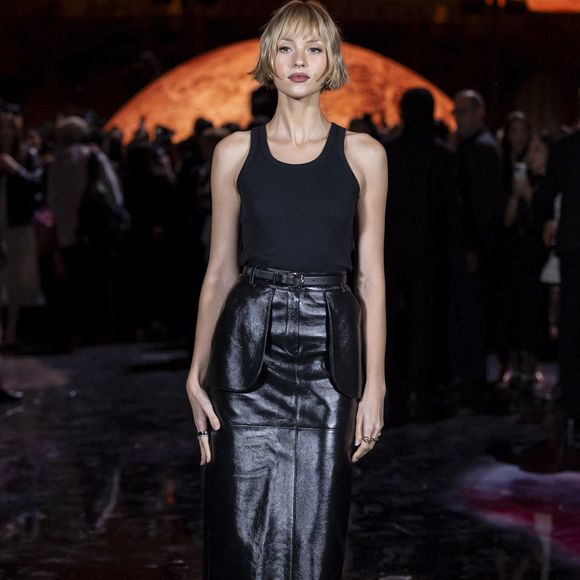 Angèle – Photo Call du Défilé de mode Chanel Collection Printemps-Été 2026 dans le cadre de la Fashion Week de Paris, France, le 6 octobre 2025. © Olivier Borde / Bestimage