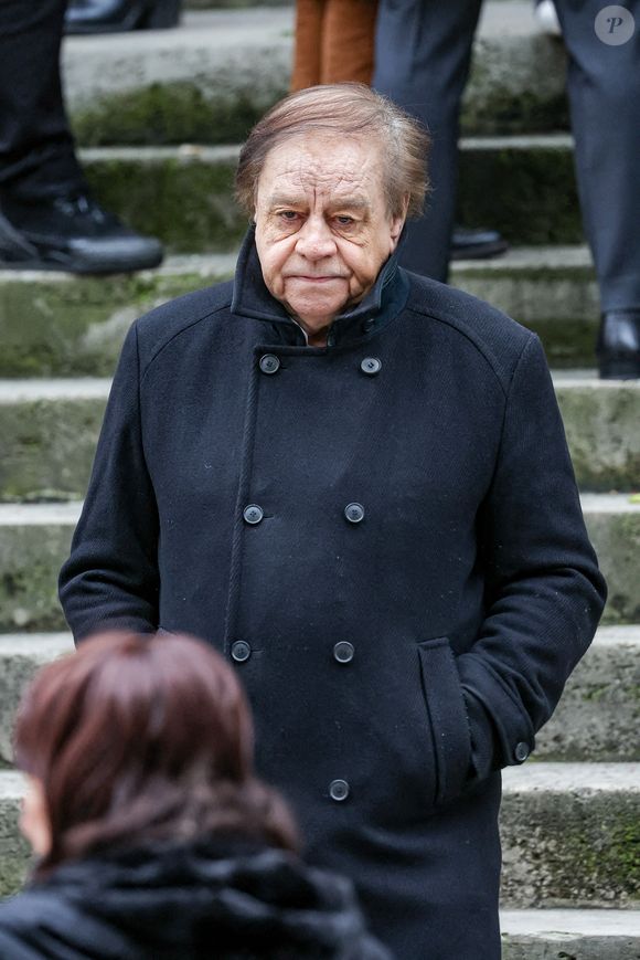Daniel Lauclair - Arrivées aux obsèques de C.Laborde en l'église Saint-Roch à Paris, le 6 février 2025. 
© Jacovides - Moreau / Bestimage