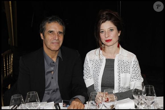 Julien Clerc et Hélène Grémillon à la soirée annuelle de la Fidh. © AGENCE / BESTIMAGE