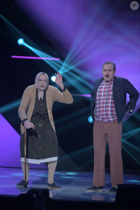Exclusif - Les Bodin's (Vincent Dubois et Jean-Christian Fraiscinet) - Enregistrement de l'émission "Les 30 duos Comiques Préférés des Français", présentée par L.Boccolini, et diffusée le 12 février sur France 2 © Giancarlo Gorassini / Bestimage