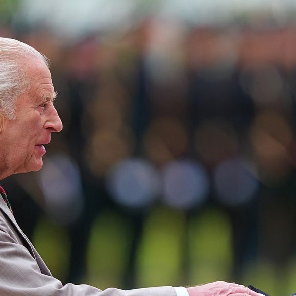 Le roi Charles III d'Angleterre à la cérémonie des clés au palais de Holyroodhouse à Edimbourg le 1er juillet 2025.
Crédit : ALPHA AGENCY / BESTIMAGE