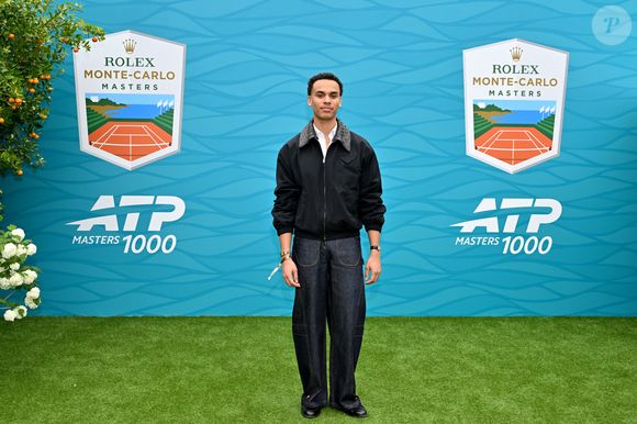 Alexandre Grimaldi, le fils du prince Albert II de Monaco et de Nicole Costes, lors de la septième journée du Rolex Monte-Carlo Masters au Monte-Carlo Country Club de Monaco, à Roquebrune Cap Martin, le 11 avril 2026. © Bruno Bebert / Bestimage